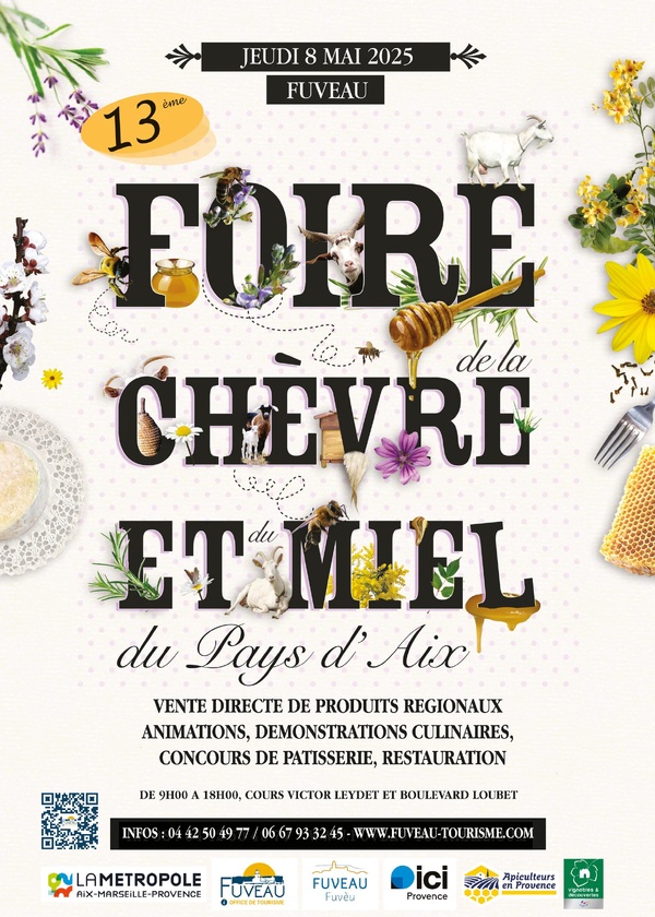 Fuveau : La 13e Foire Chèvre et Miel, un rendez-vous gourmand et familial Fuveau : La 13e Foire Chèvre et Miel, un rendez-vous gourmand et familial