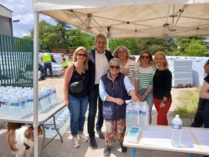 Photo FacBook de Alain Decanis, Maire de St Maximin