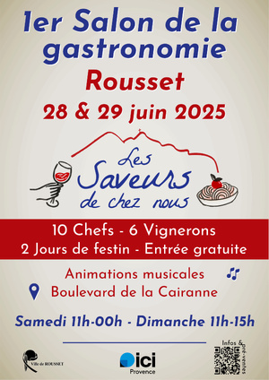 Rousset inaugure son 1er Salon de la Gastronomie