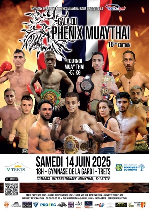 Phénix Muay Thaï 16 : la fièvre du combat s’empare de Trets Phénix Muay Thaï 16 : la fièvre du combat s’empare de Trets