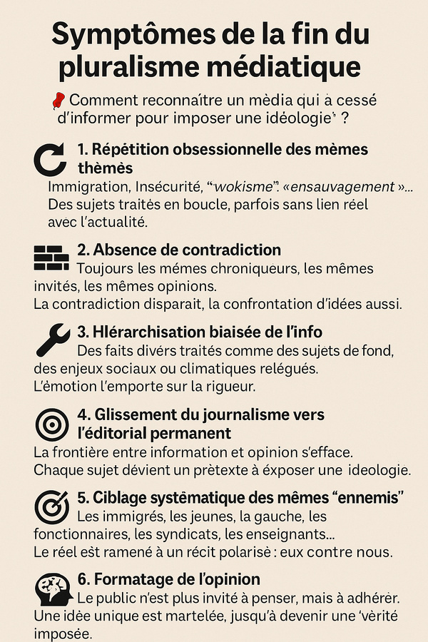 Quand les médias cessent d’informer pour embrigader : Bolloré ou le naufrage du journalisme Quand les médias cessent d’informer pour embrigader : Bolloré ou le naufrage du journalisme
