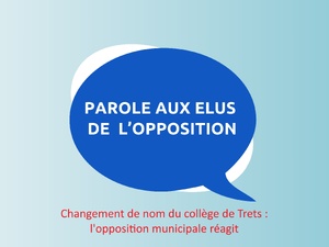 Changement de nom du collège de Trets : l'opposition municipale réagit Changement de nom du collège de Trets : l'opposition municipale réagit