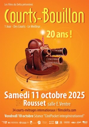 Courts-Bouillon 2025 : 20 ans d’audace pour le court-métrage à Rousset ! Courts-Bouillon 2025 : 20 ans d’audace pour le court-métrage à Rousset !