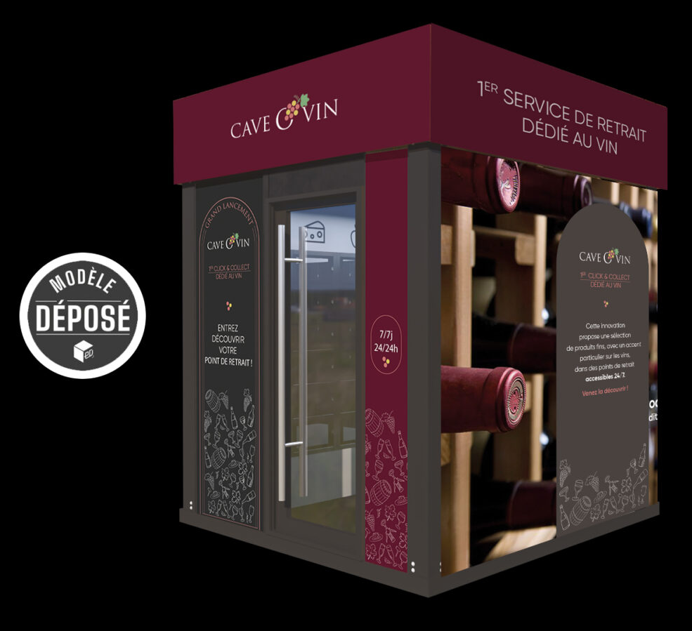 Cave O Vin, le tout premier point de retrait automatique de vin en France. Cave O Vin, le tout premier point de retrait automatique de vin en France.