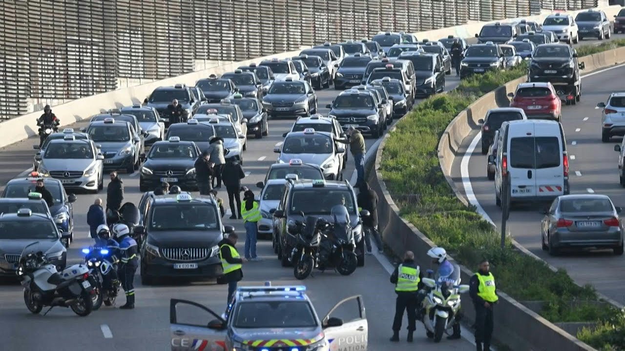 Opérations escargots des taxis ce lundi 19 mai : fortes perturbations annoncées à Marseille et dans ses environs