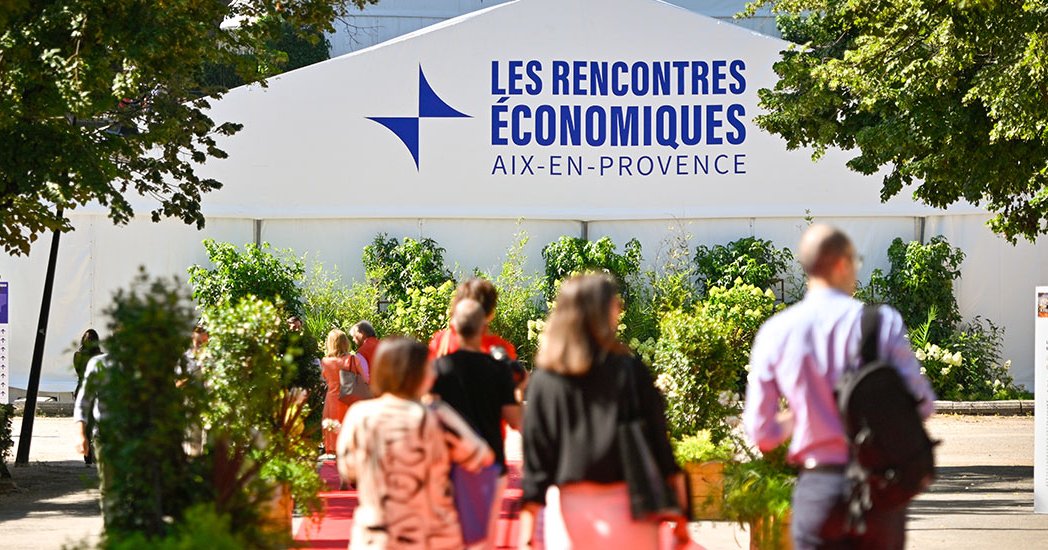 Aix-en-Provence « Les Rencontres Économiques » fêtent leurs 25 ans au Parc Jourdan
