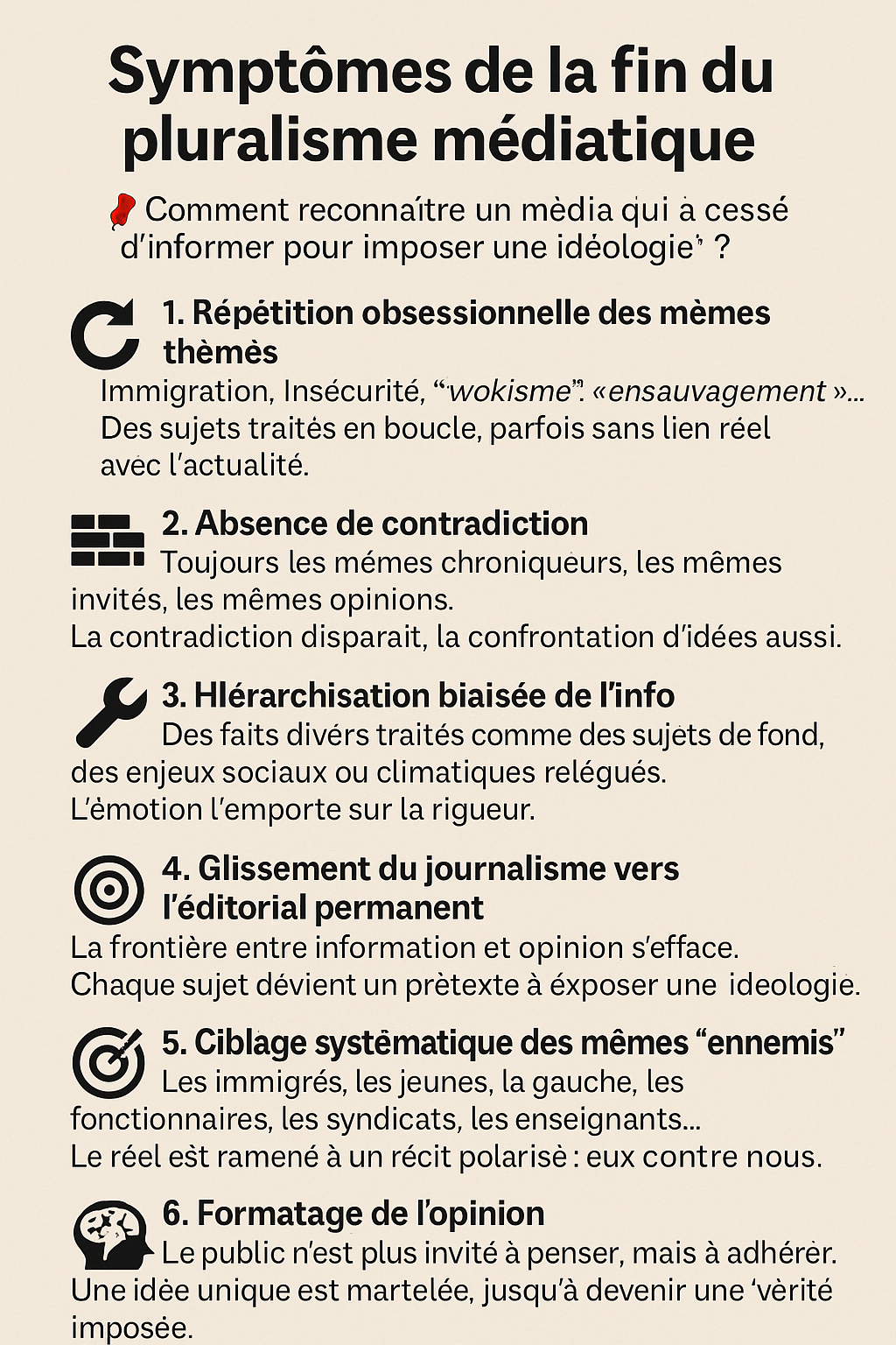 Quand les médias cessent d’informer pour embrigader : Bolloré ou le naufrage du journalisme Quand les médias cessent d’informer pour embrigader : Bolloré ou le naufrage du journalisme