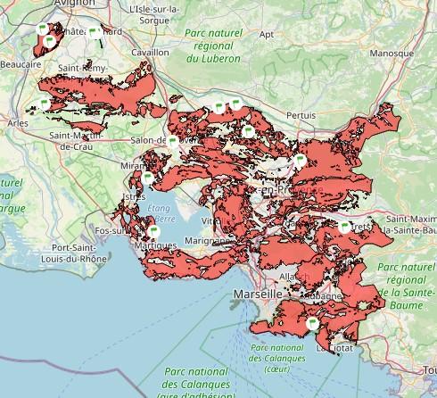 Les massifs forestiers des Bouches-du-Rhône interdits d’accès face au risque incendie extrême