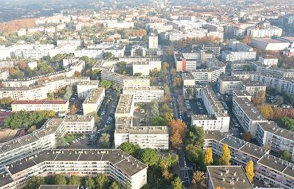 Vue du quartier Encagnane - Aix en Provence
