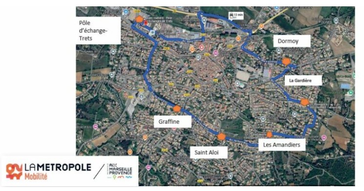 Trets met en circulation une navette pour relier la gare routière au centre-ville : une promesse électorale tenue !!!