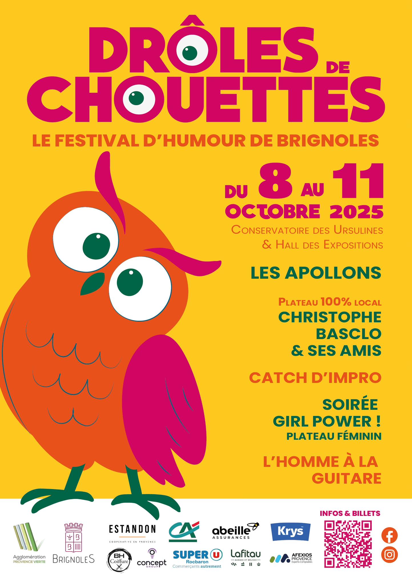 Brignoles lance son premier festival d’humour : « Drôles de chouettes » Brignoles lance son premier festival d’humour : « Drôles de chouettes »