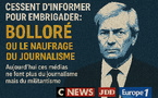 Quand les médias cessent d’informer pour embrigader : Bolloré ou le naufrage du journalisme